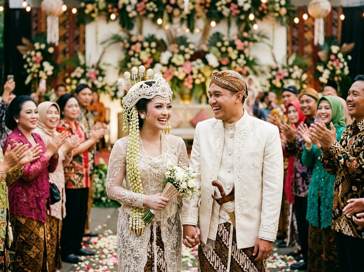 Momen khidmat & hangat akad nikah adat Sunda bermahkota Siger